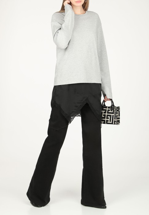 свитшот  от бренда n21 вид слева