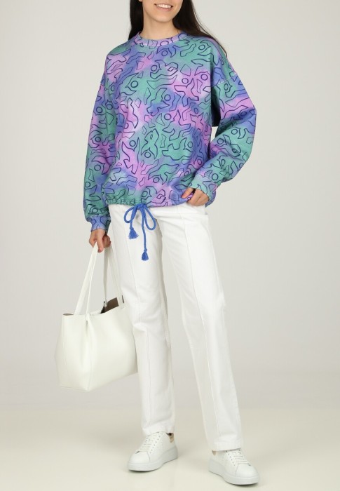 свитшот  от бренда isabel marant вид слева