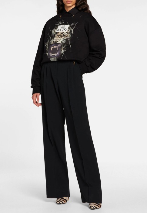 свитшот  от бренда roberto cavalli вид слева