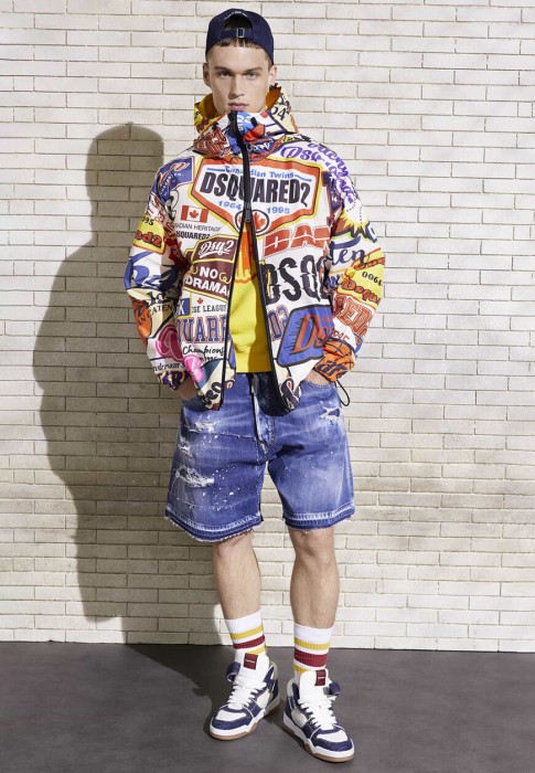 толстовка 2 от бренда dsquared вид слева