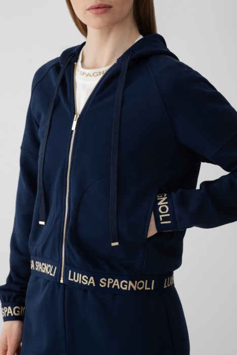 толстовка  модель burrasca из италии вид сбоку