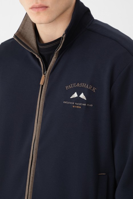 толстовка  модель из коллекции riviera из италии вид сбоку