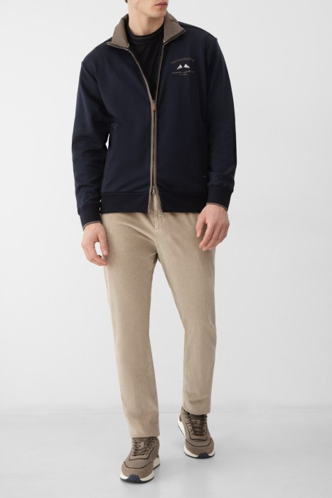 толстовка  модель из коллекции riviera из хлопка спереди