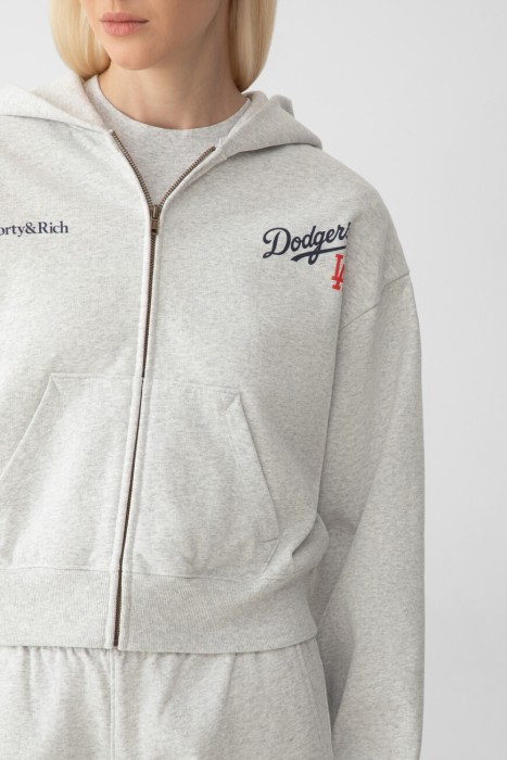 толстовка sporty rich модель dodgers serif из америки вид сбоку