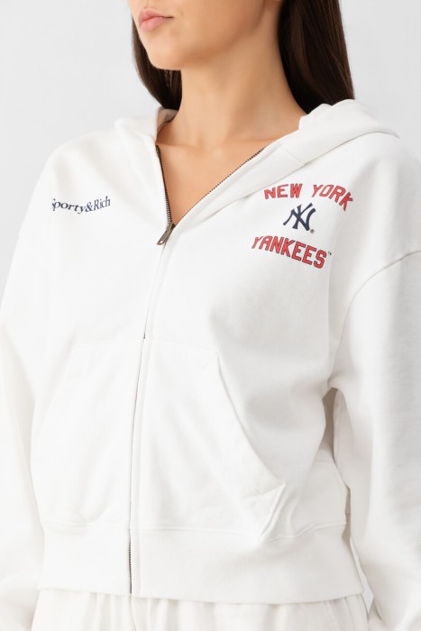 толстовка sporty&rich модель homerun из америки вид сбоку