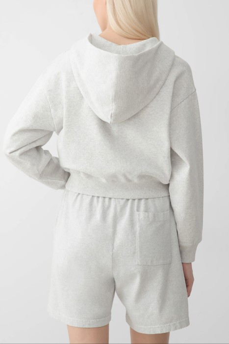 толстовка sporty rich модель varsity crest от бренда sporty & rich вид слева