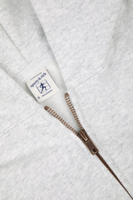 толстовка sporty rich модель varsity crest из хлопка спереди