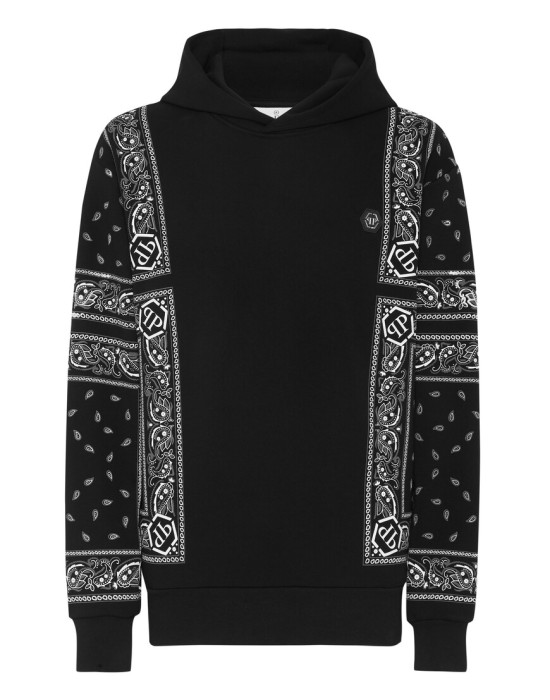 толстовка  от бренда philipp plein вид слева