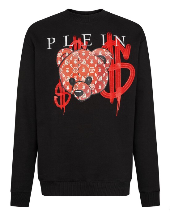 толстовка  от бренда philipp plein вид слева