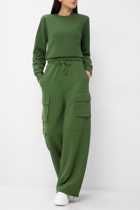 толстовка  из хлопка спереди