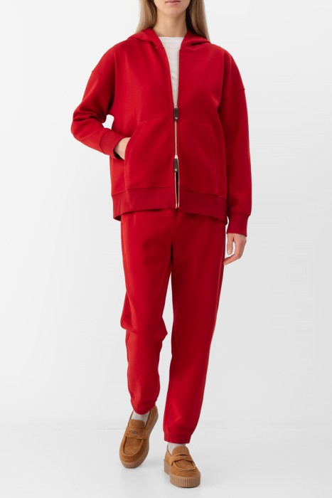 толстовка  из хлопка спереди