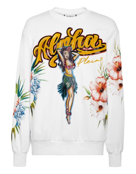 толстовка  от бренда philipp plein вид слева