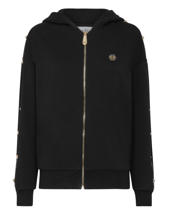 толстовка  от бренда philipp plein вид слева