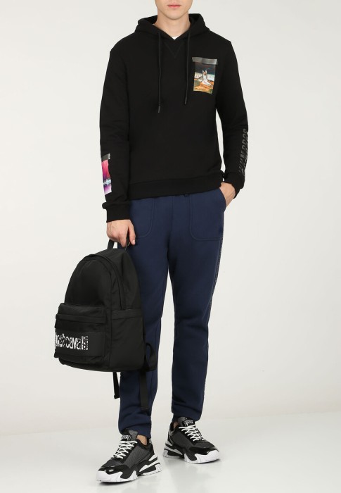 толстовка  от бренда bikkembergs вид слева