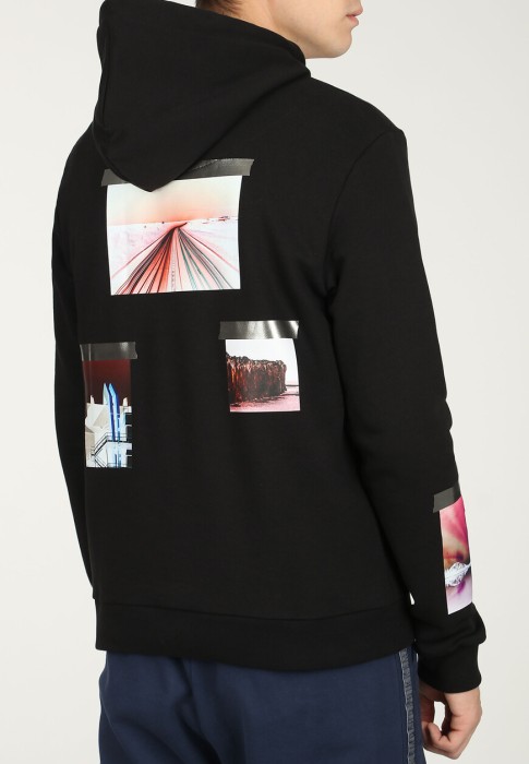 толстовка  из италии вид сбоку