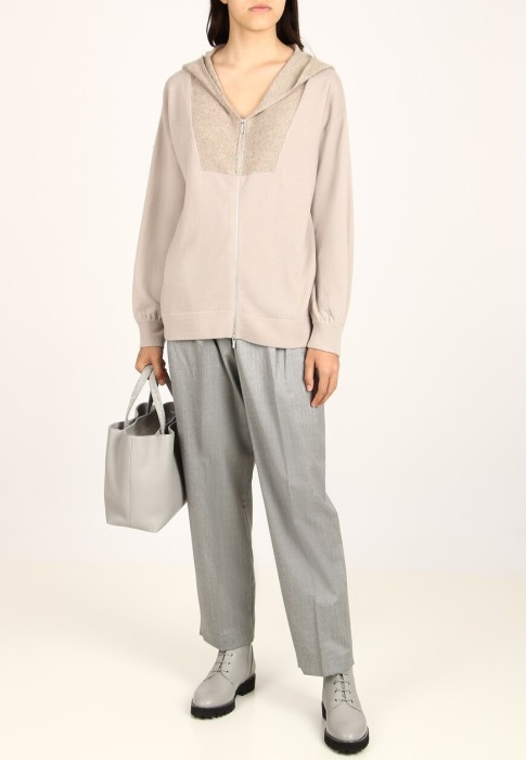 толстовка  из италии вид сбоку