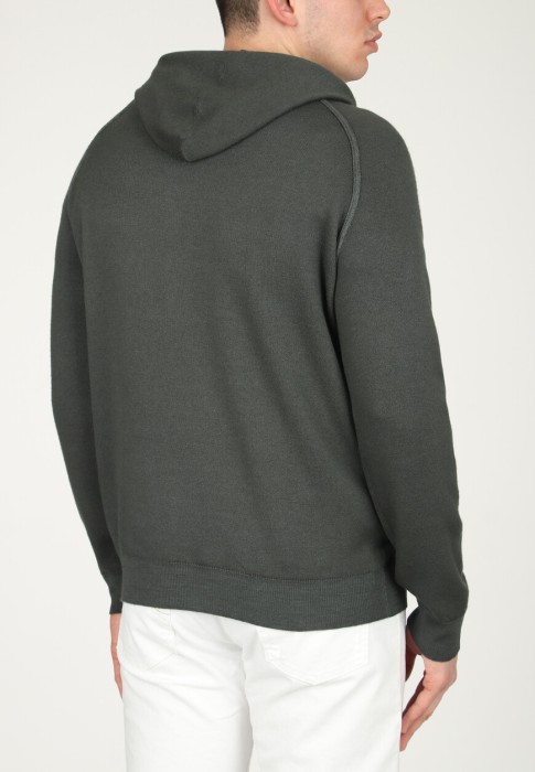 толстовка  из италии вид сбоку