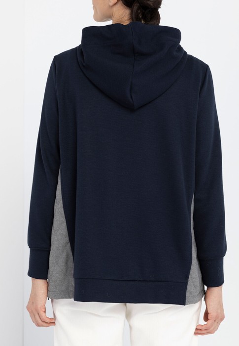 толстовка  от бренда cappellini by peserico вид слева