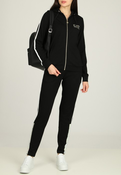 толстовка  от бренда ea7 вид слева