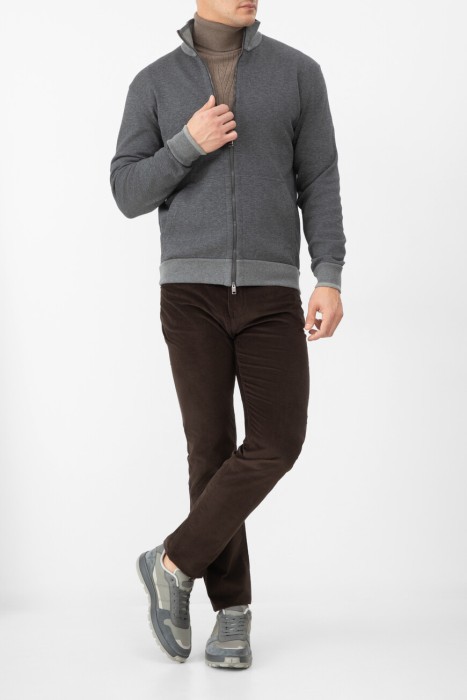 толстовка  из хлопка спереди