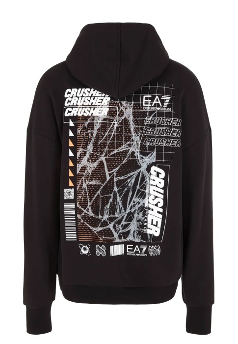 толстовка  от бренда ea7 вид слева