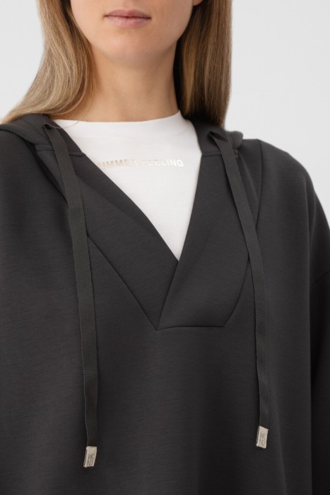 толстовка  из италии вид сбоку