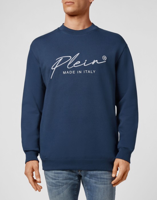 толстовка  от бренда philipp plein вид слева