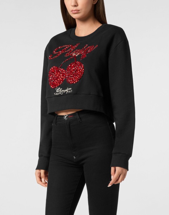 толстовка  от бренда philipp plein вид слева