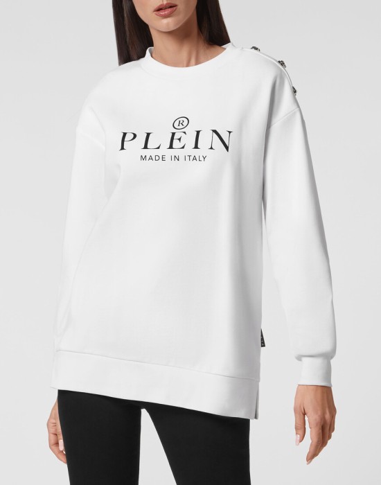 толстовка  от бренда philipp plein вид слева