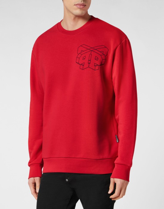 толстовка  от бренда philipp plein вид слева