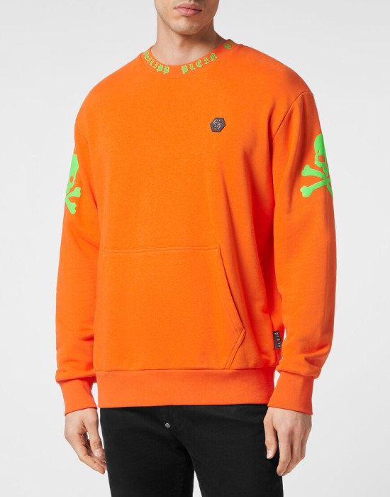 толстовка  от бренда philipp plein вид слева