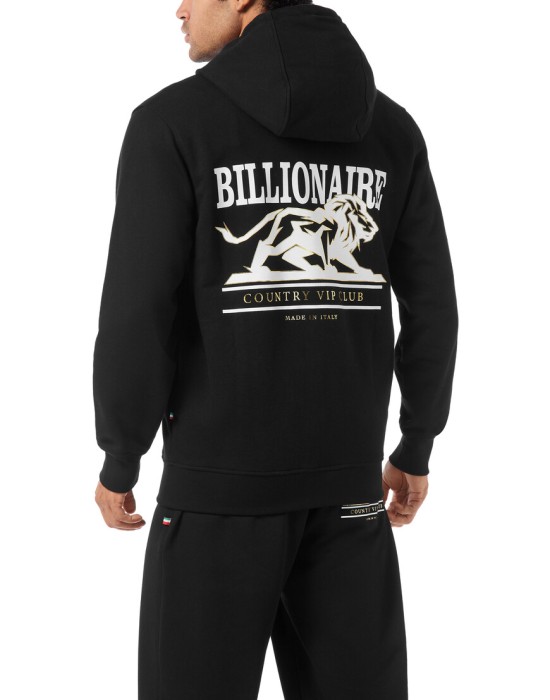 толстовка  от бренда billionaire вид слева