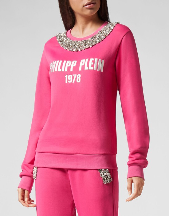 толстовка  от бренда philipp plein вид слева