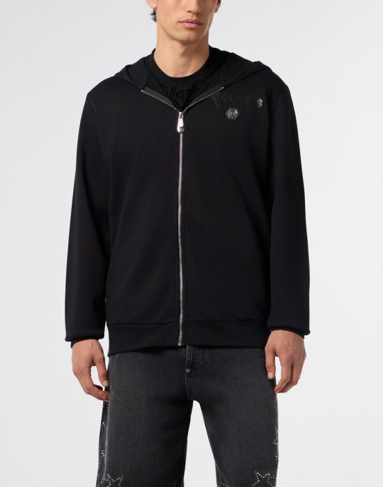 толстовка  от бренда philipp plein вид слева