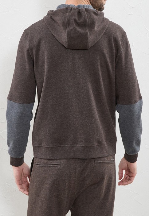 толстовка  из италии вид сбоку