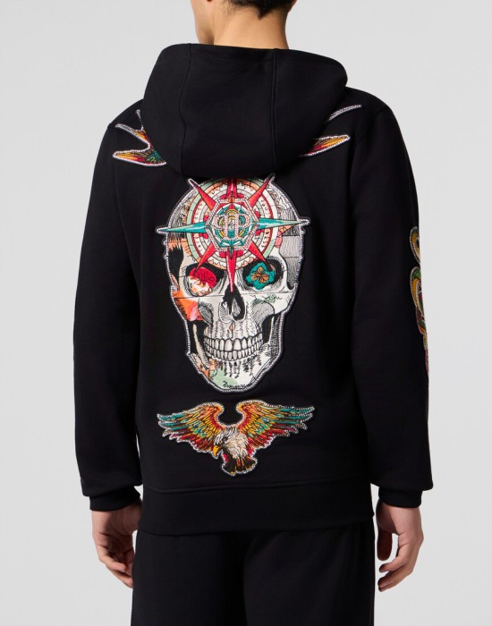 толстовка  из америки вид сбоку