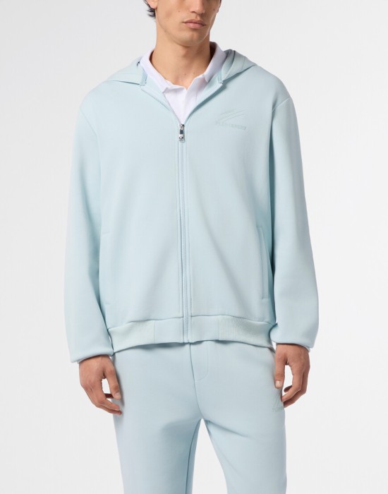 толстовка  от бренда plein sport вид слева