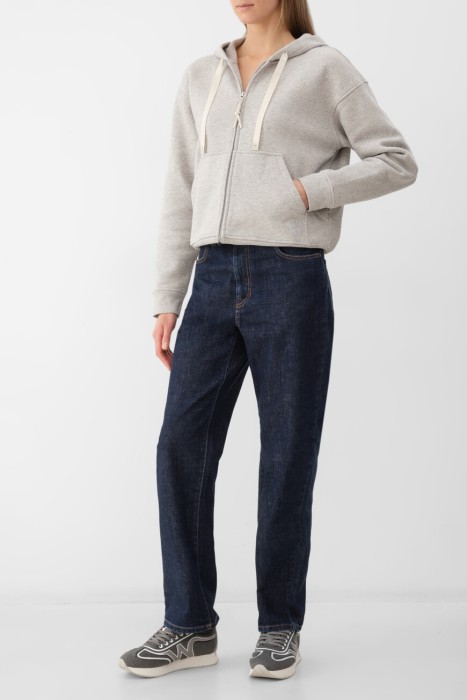 толстовка  из хлопка спереди