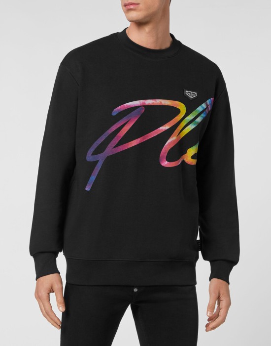 толстовка  от бренда philipp plein вид слева