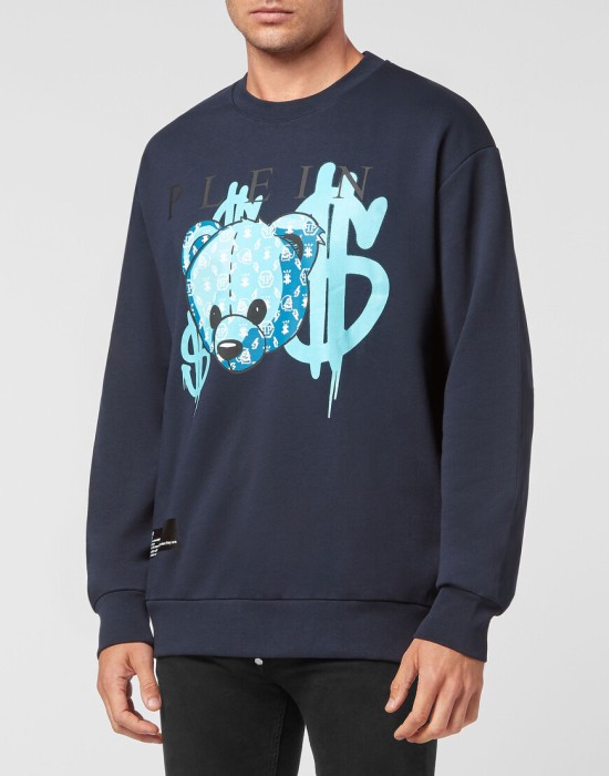 толстовка  от бренда philipp plein вид слева