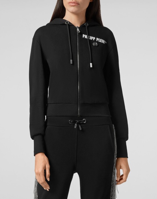 толстовка  от бренда philipp plein вид слева