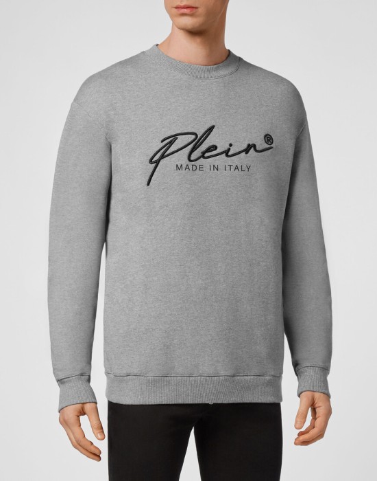 толстовка  от бренда philipp plein вид слева