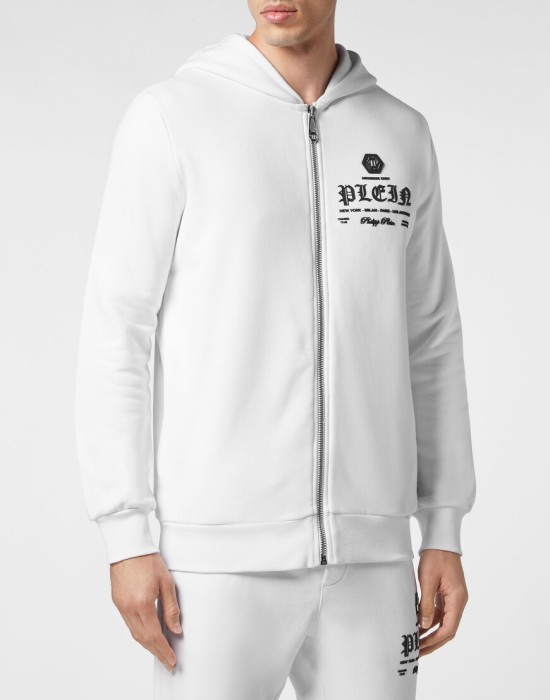 толстовка  от бренда philipp plein вид слева