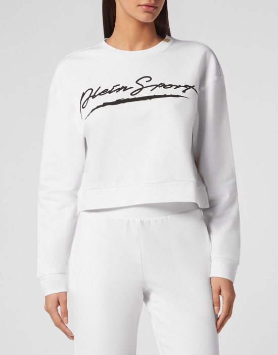 толстовка  от бренда plein sport вид слева