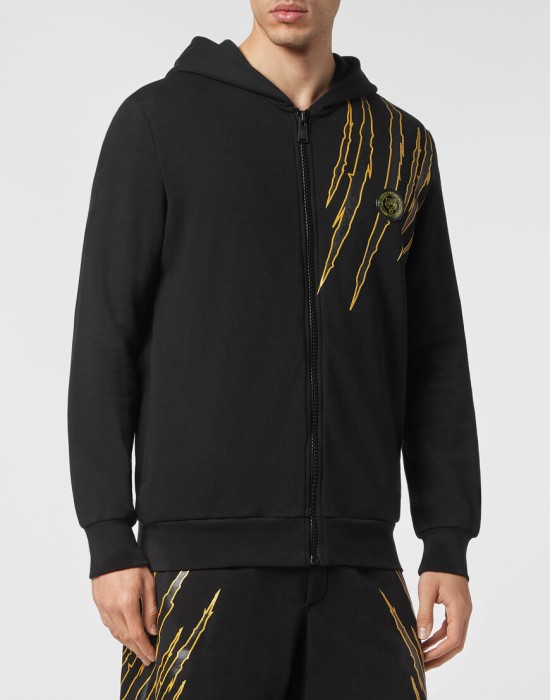 толстовка  от бренда plein sport вид слева