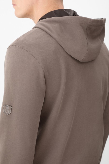 толстовка  из хлопка спереди