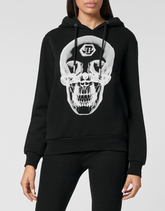 толстовка  от бренда philipp plein вид слева