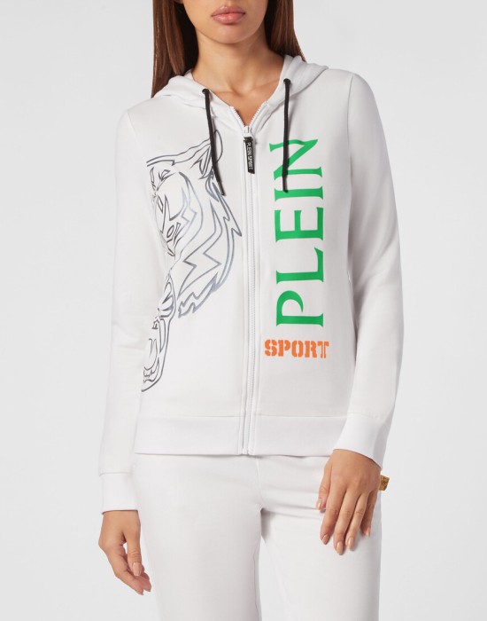толстовка  от бренда plein sport вид слева