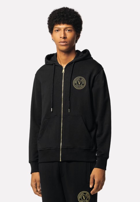 толстовка  от бренда versace jeans couture вид слева