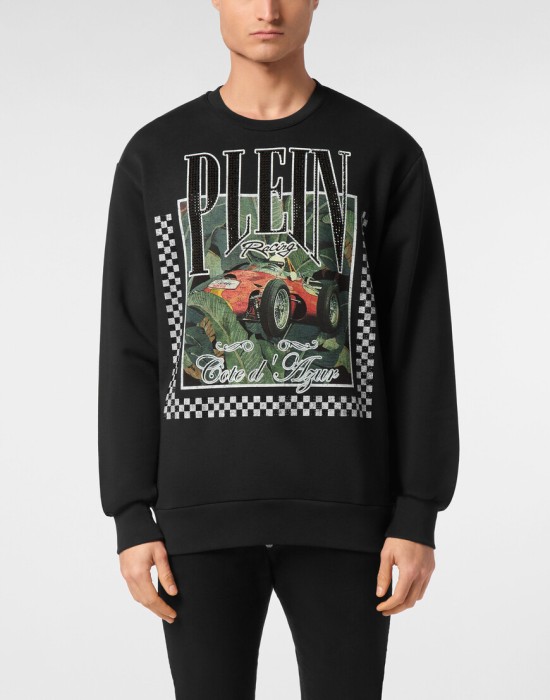 толстовка  от бренда philipp plein вид слева